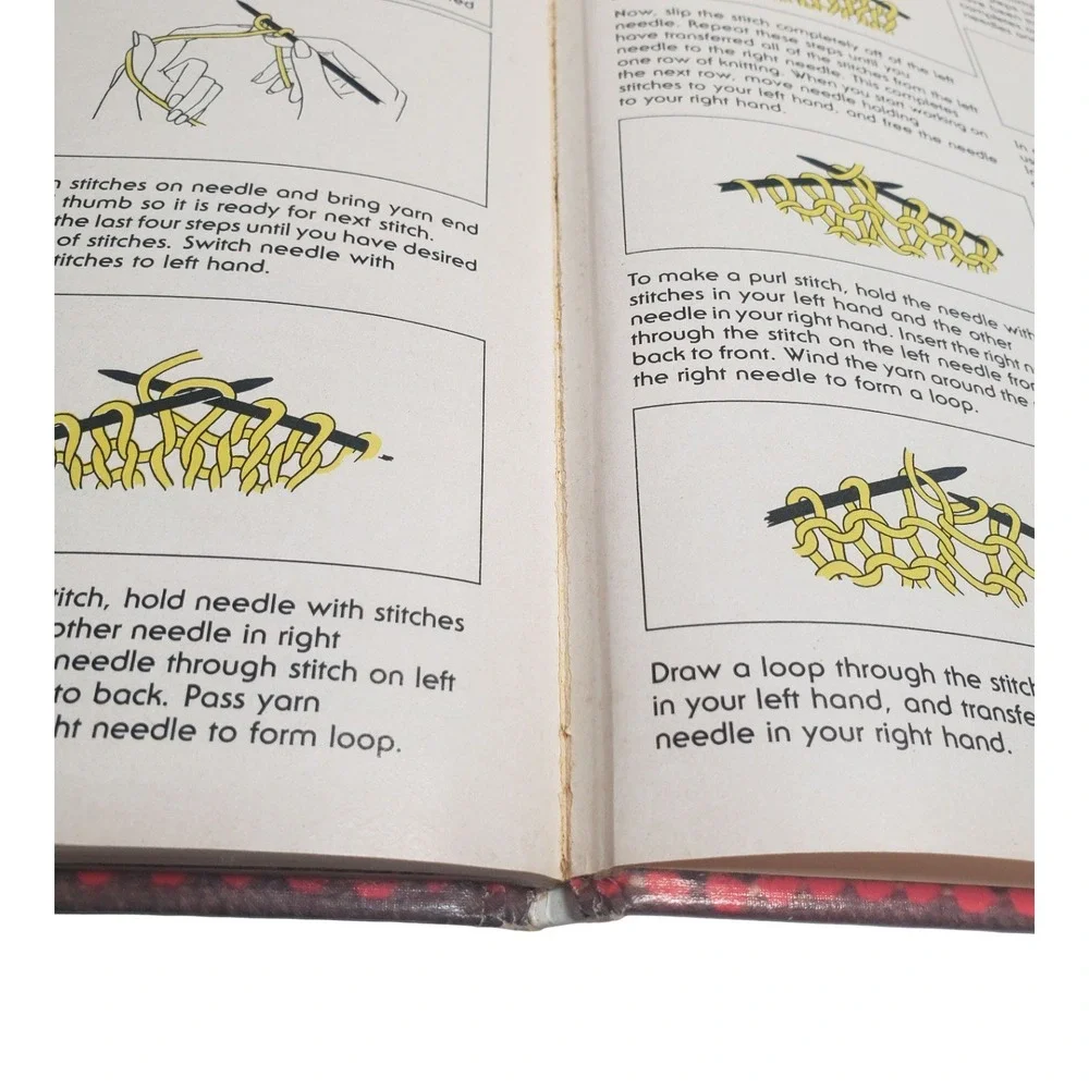 Better Homes and Gardens Crocheting & Knitting Vintage Hardcover Pattern Book
